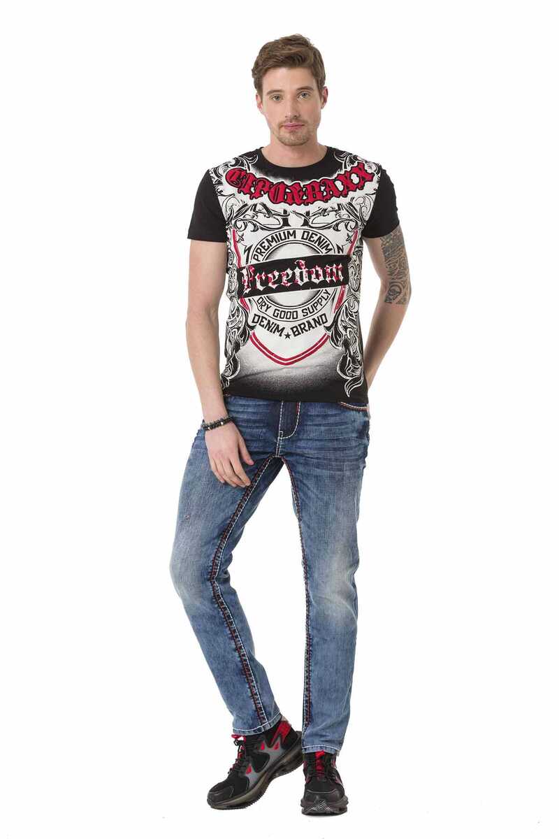 CT690 Heren T-shirt met coole Prints