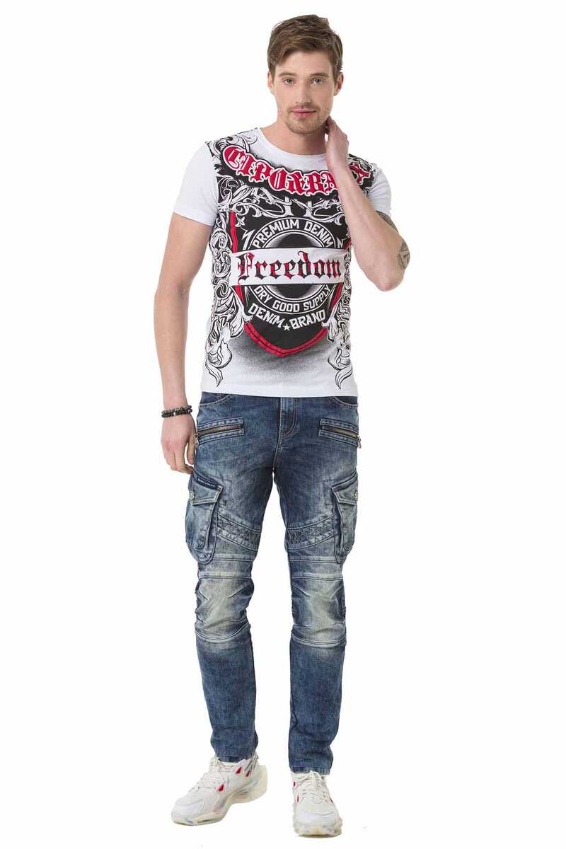 CT690 Heren T-shirt met coole Prints