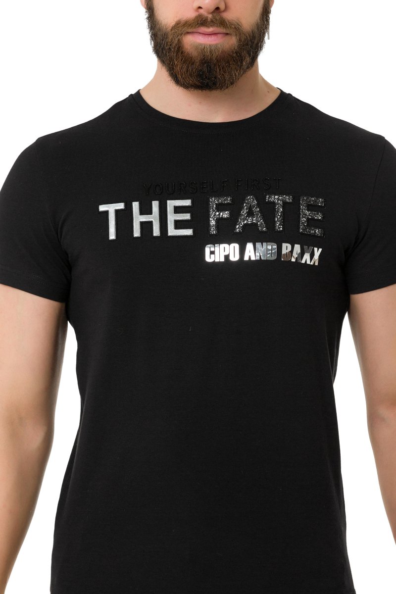 CT735 Herren T-Shirt mit schickem Brustprint