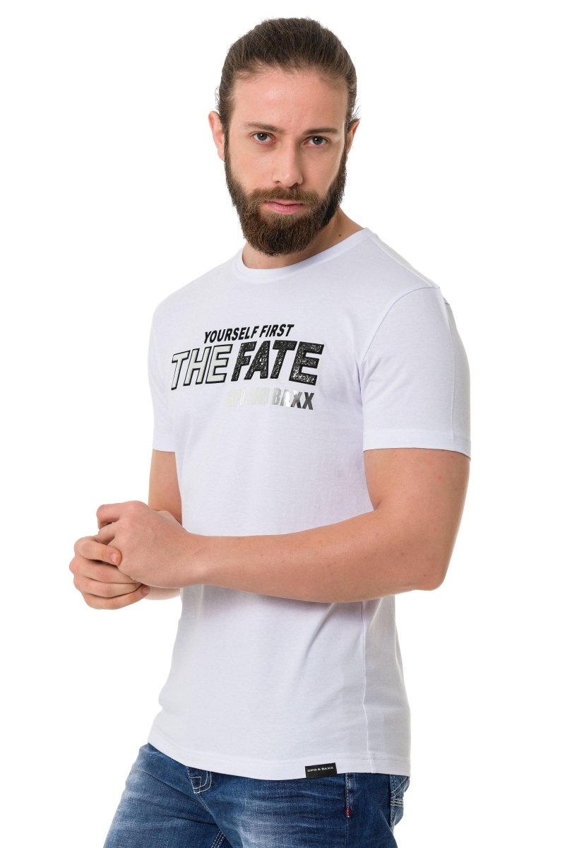 CT735 Herren T-Shirt mit schickem Brustprint