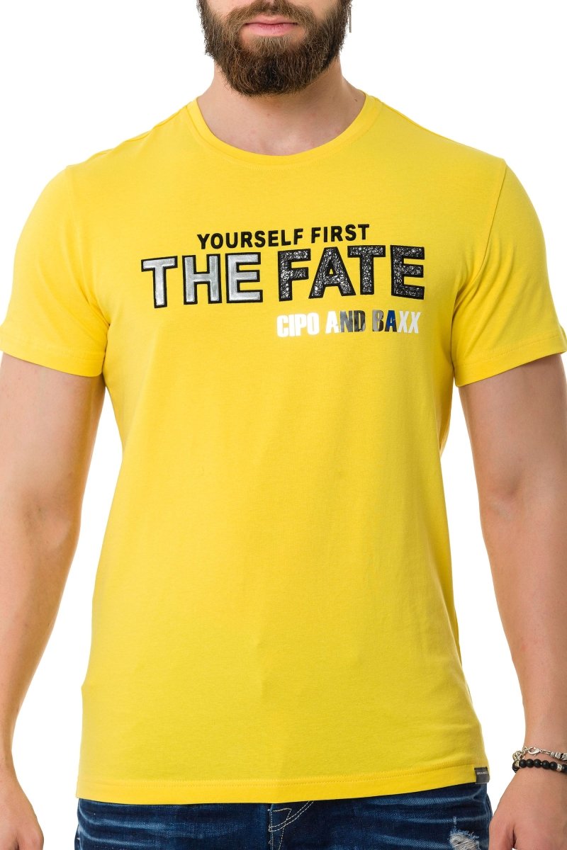 CT735 Herren T-Shirt mit schickem Brustprint