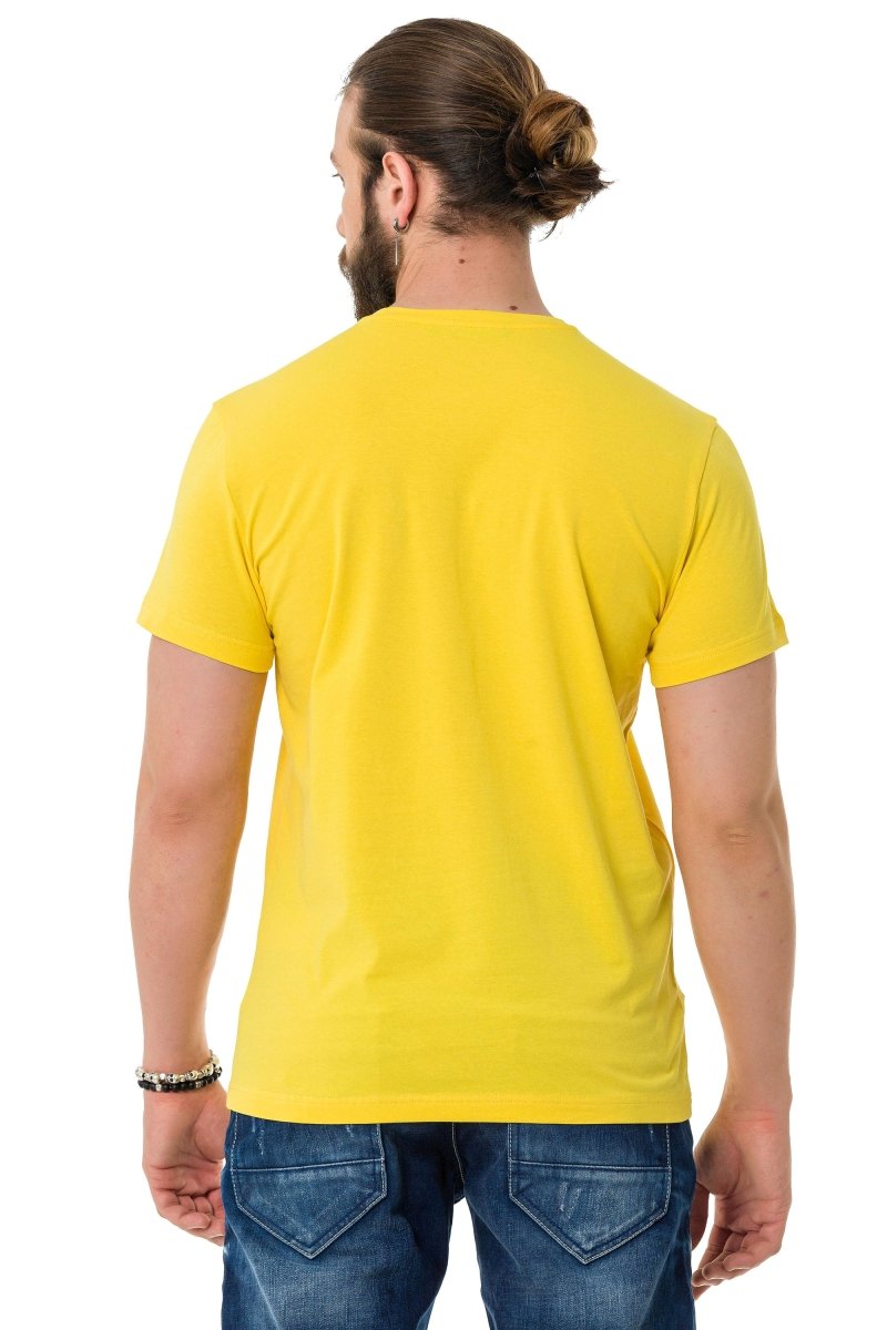 CT735 Herren T-Shirt mit schickem Brustprint