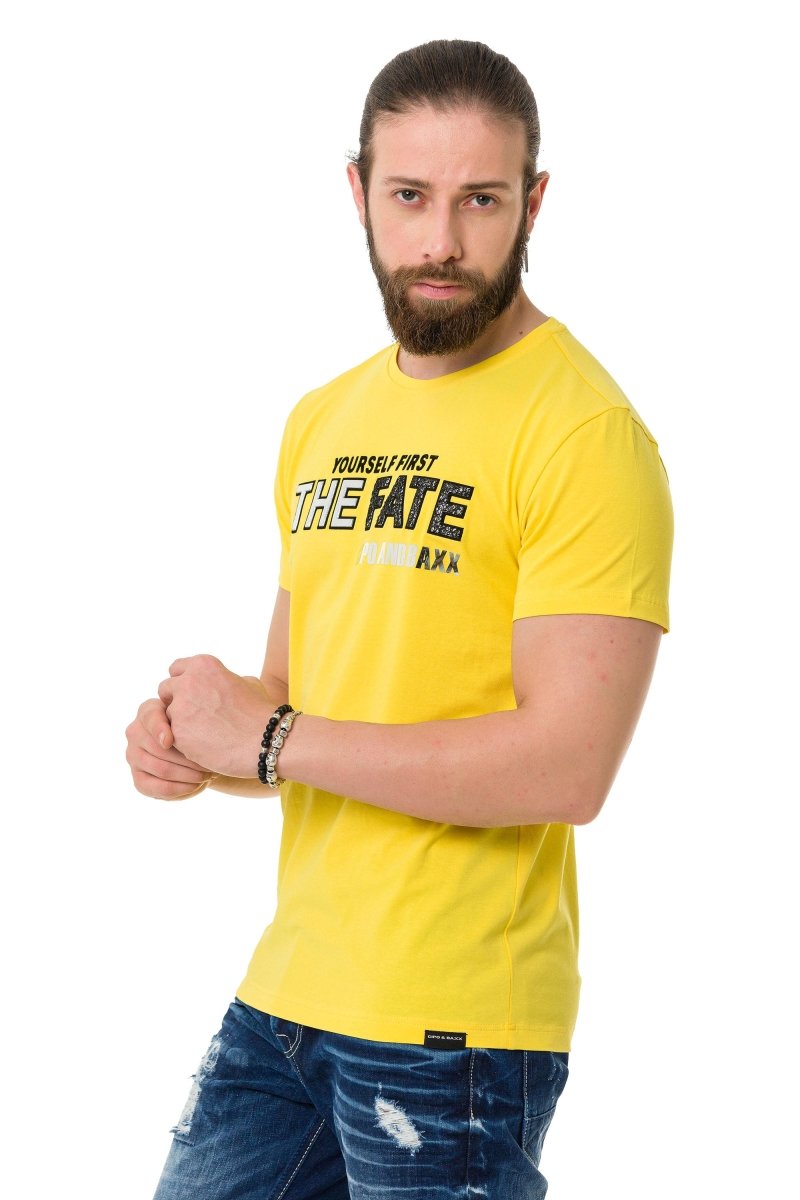 CT735 Herren T-Shirt mit schickem Brustprint