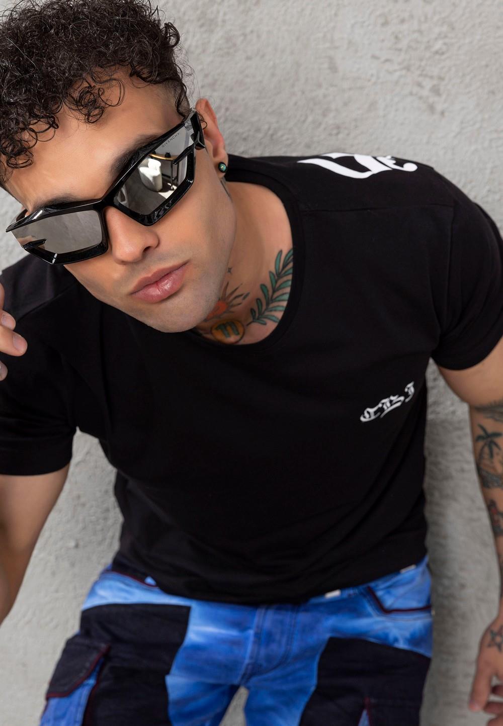 CT788 Maglietta con stampa sulla schiena