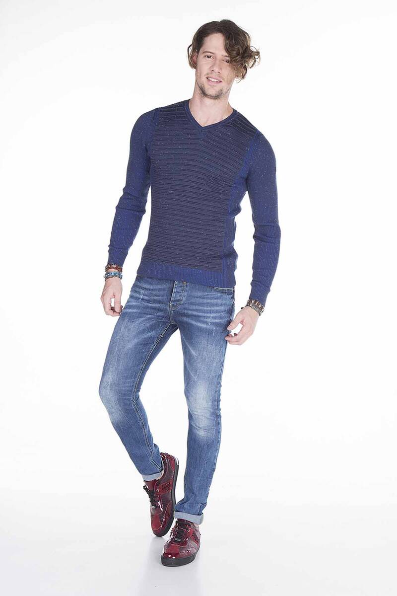 CD402 BLUE HERREN JEANS