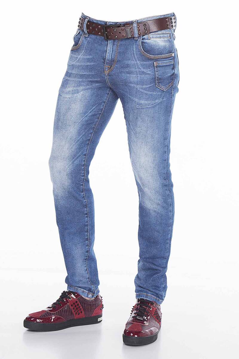 CD376 Heren comfortabele jeans in de klassieke 5-pocket-stijl