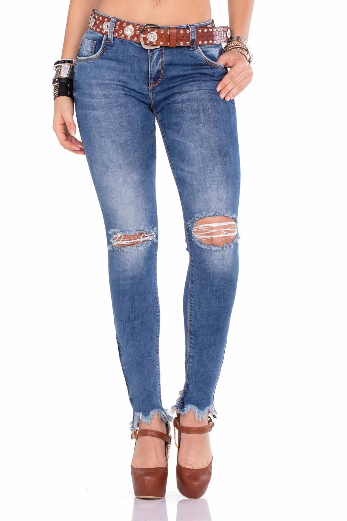WD333 Blue Damen Jeans
