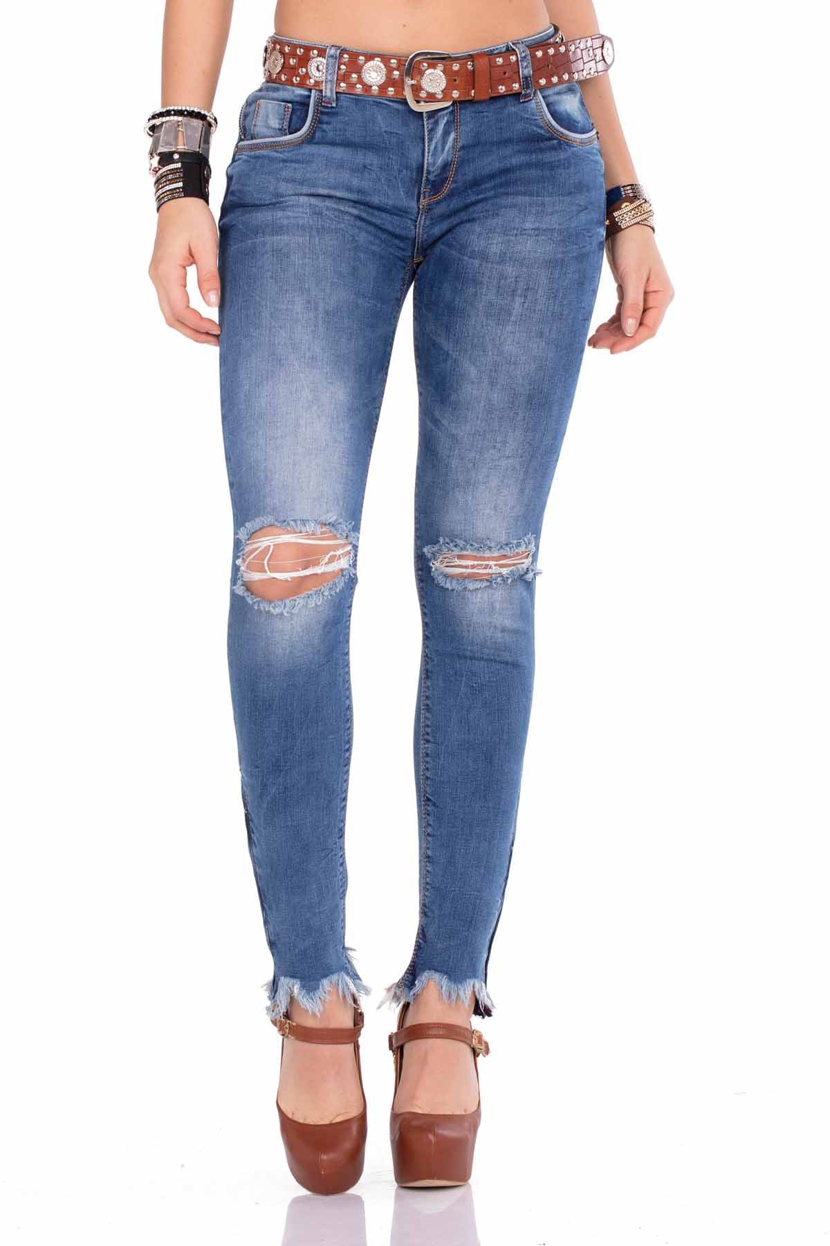 WD333 Blue Damen Jeans