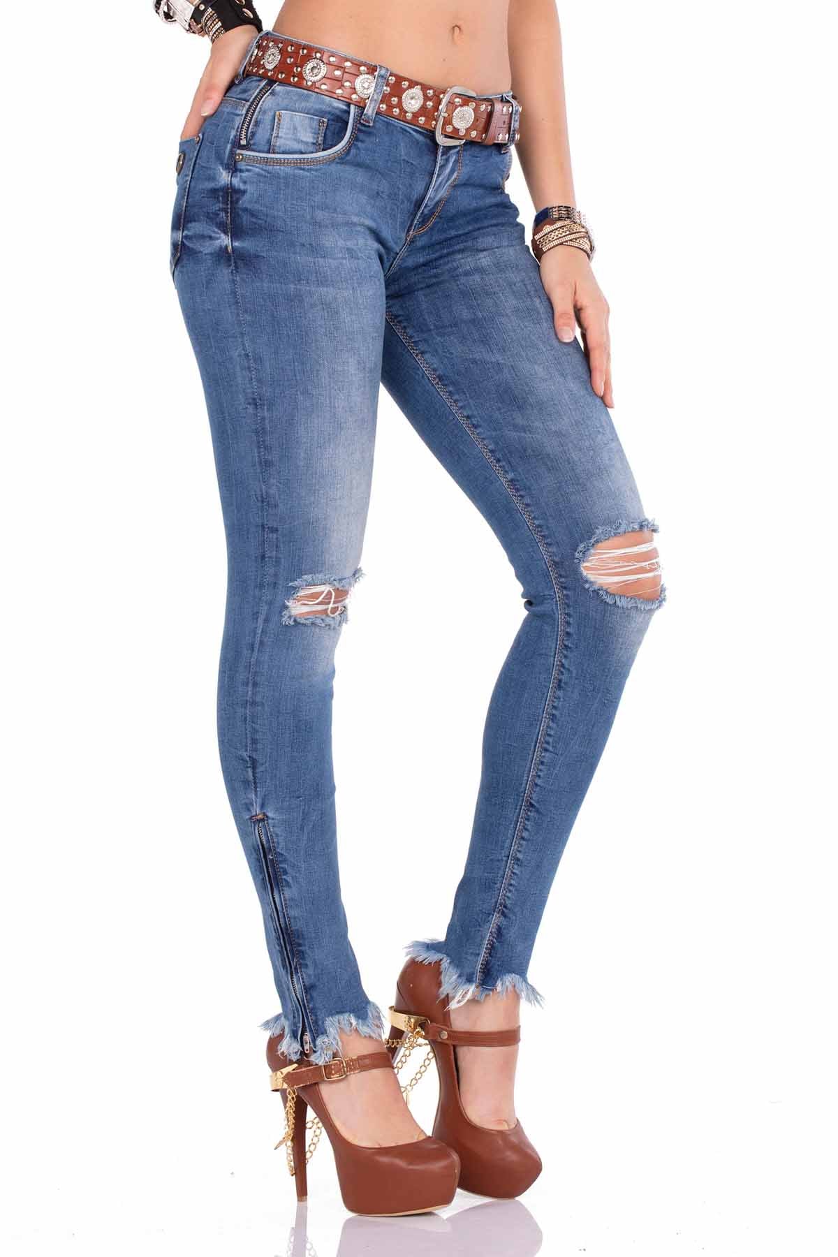 WD333 Blue Damen Jeans