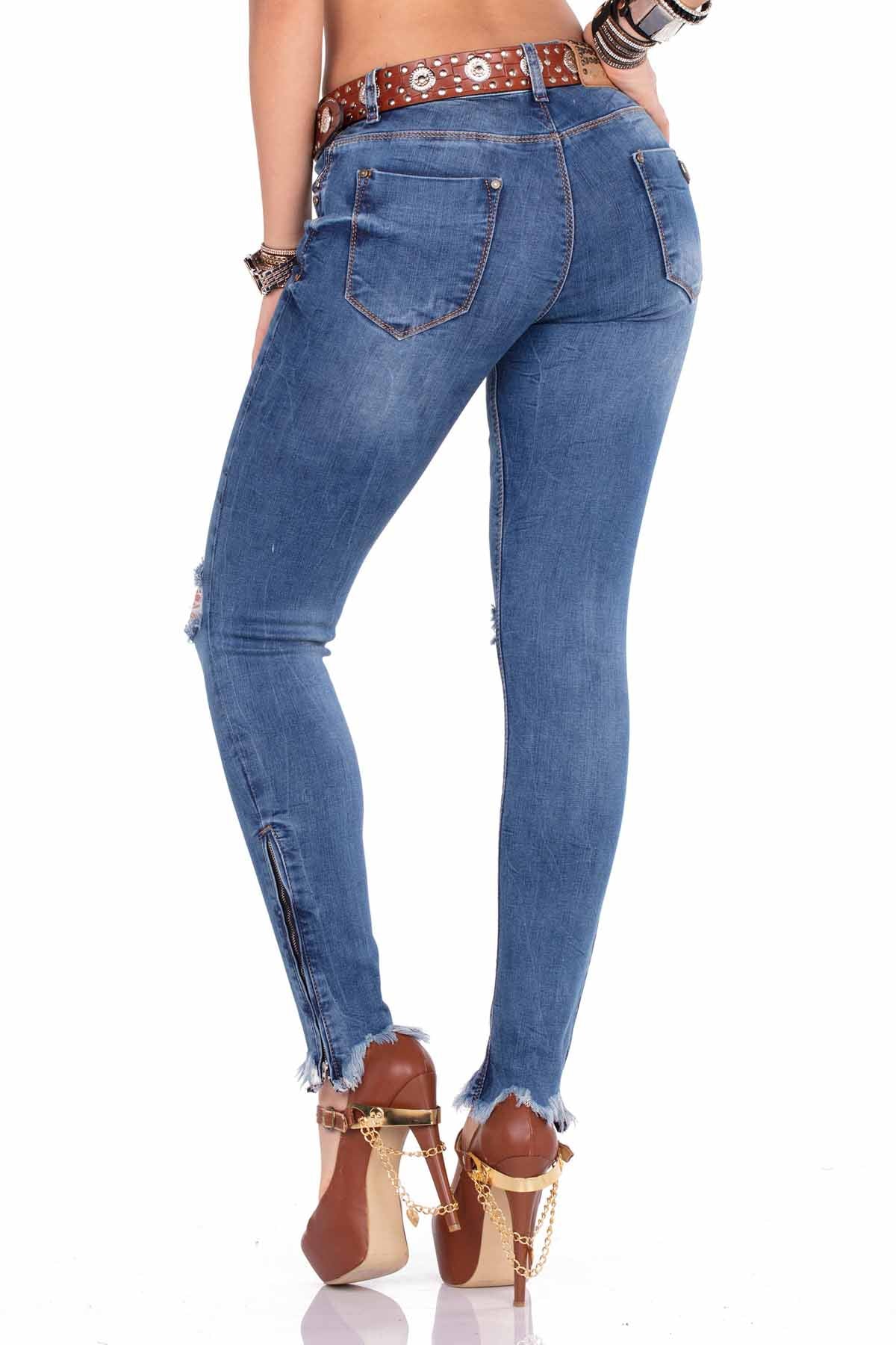 WD333 Blue Damen Jeans