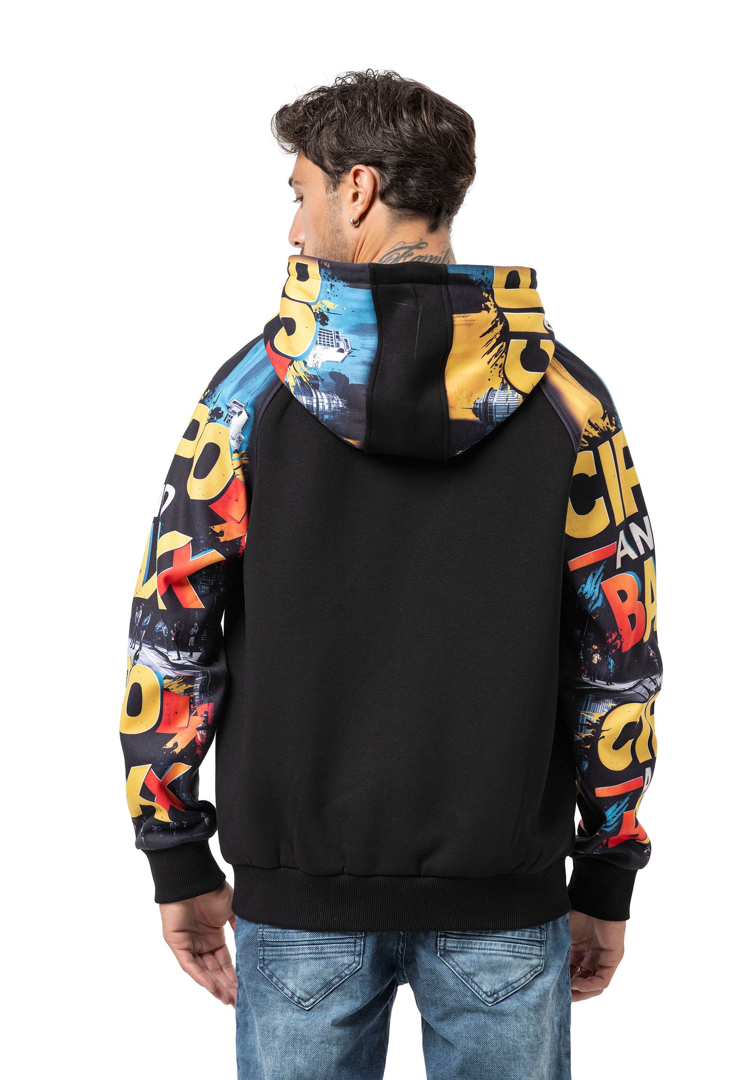 CL589 bluza męska z kapturem