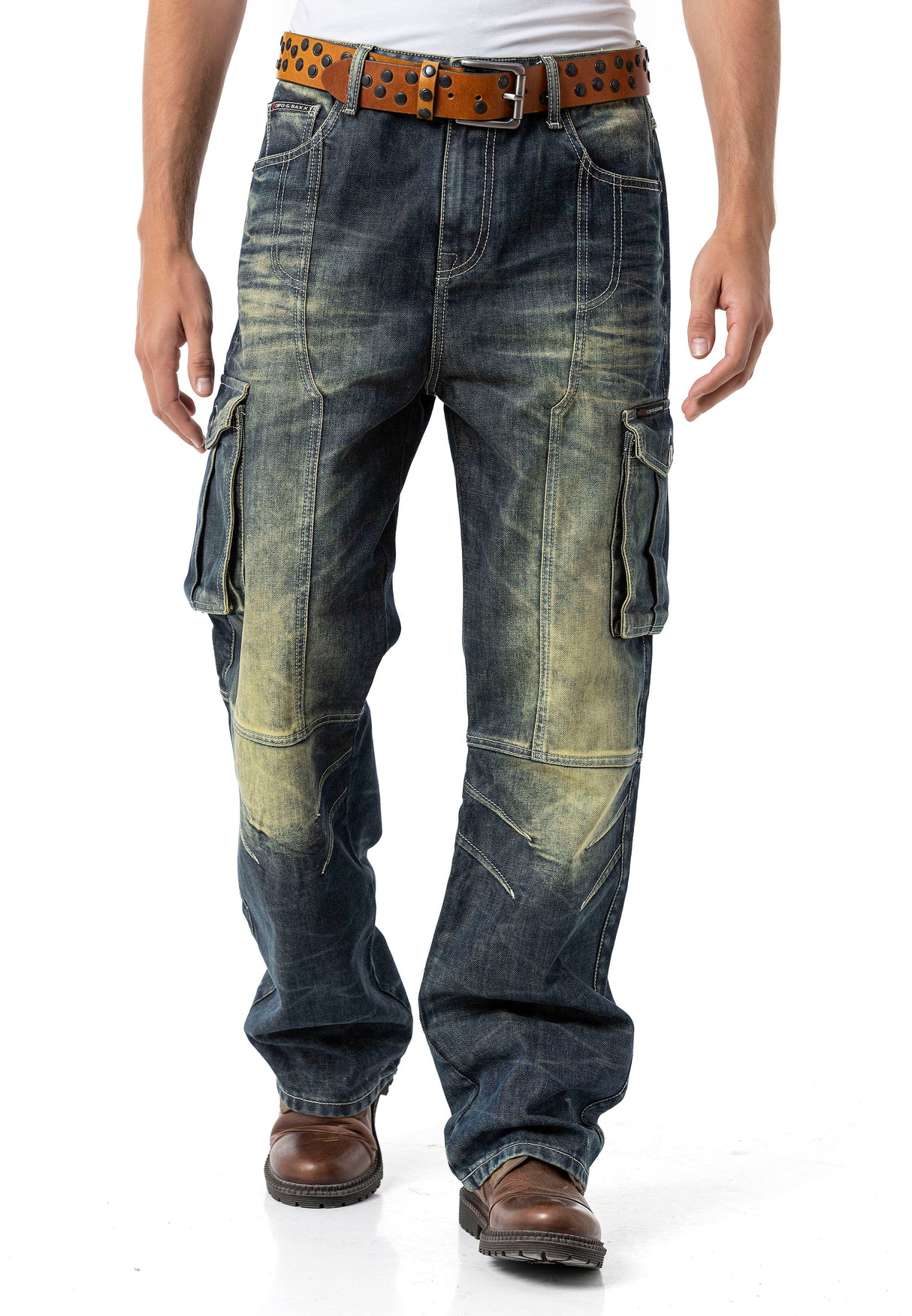 CD897 Herren Jeans – Over Size, Loose Fit, Dirty Wash
