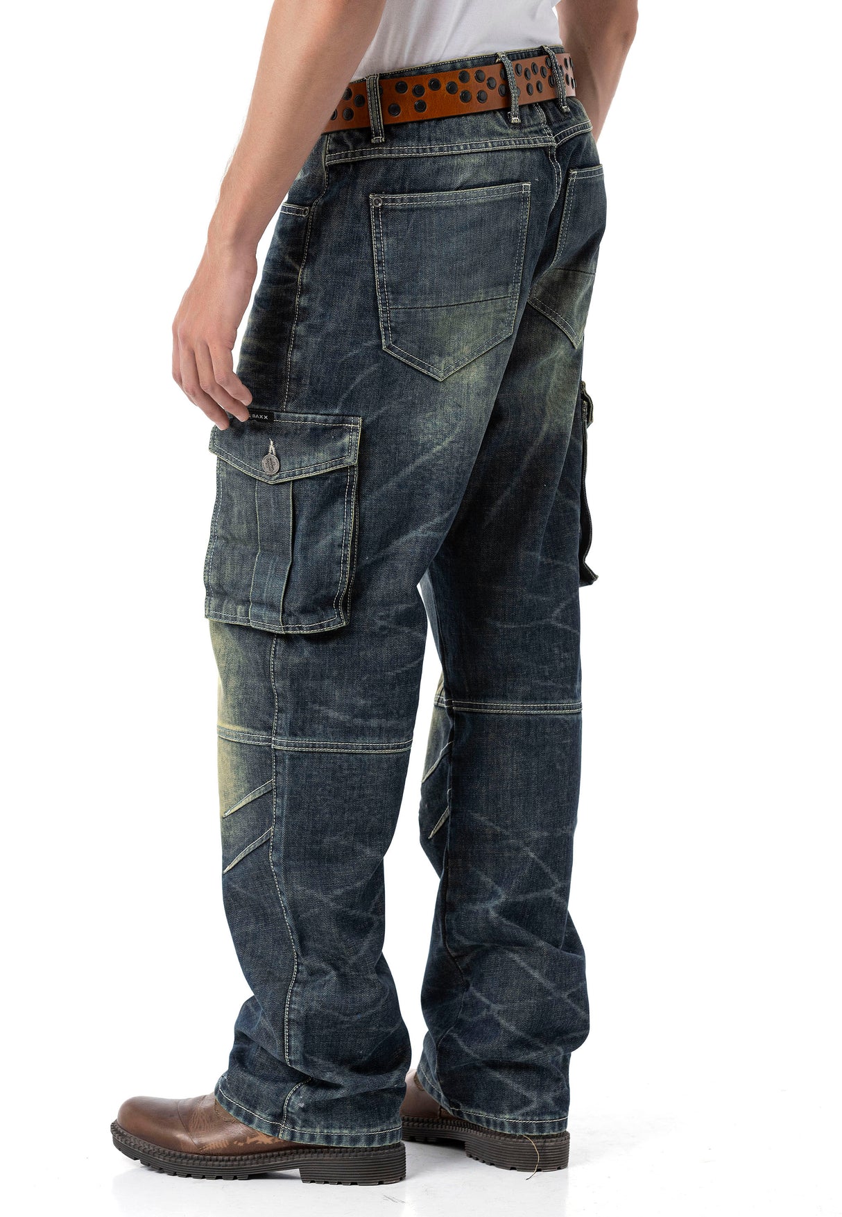 CD897 Herren Jeans – Over Size, Loose Fit, Dirty Wash
