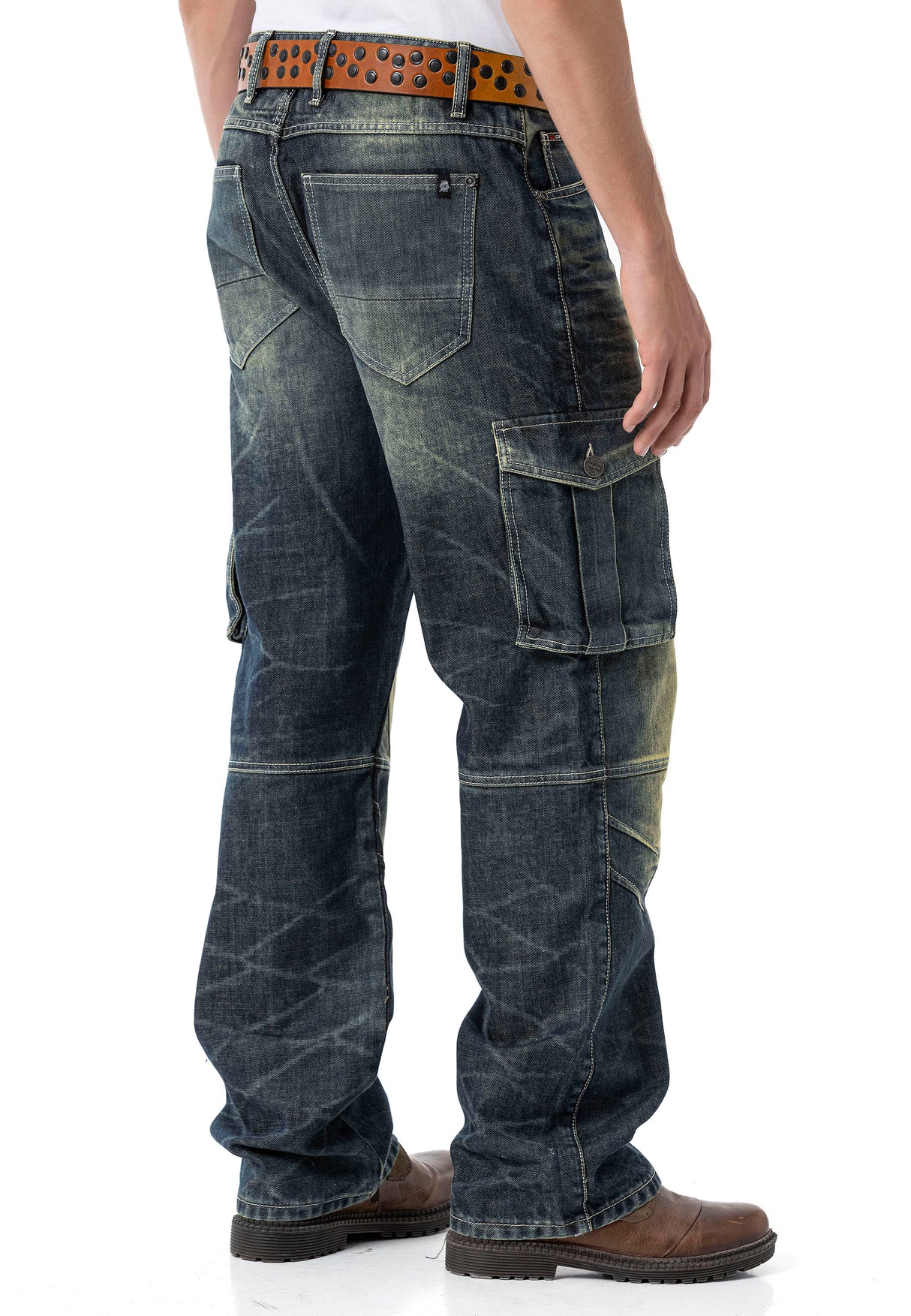 CD897 Herren Jeans – Over Size, Loose Fit, Dirty Wash