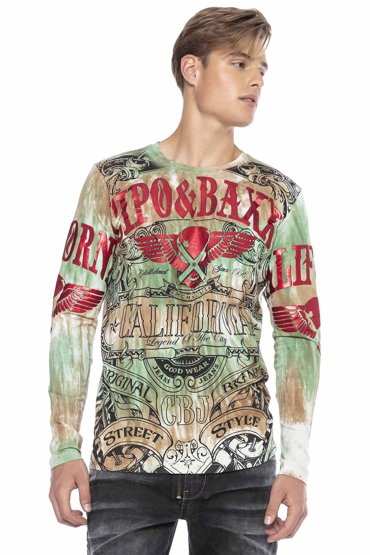 CL401 HERREN LONG SLEEVE T-SHIRT