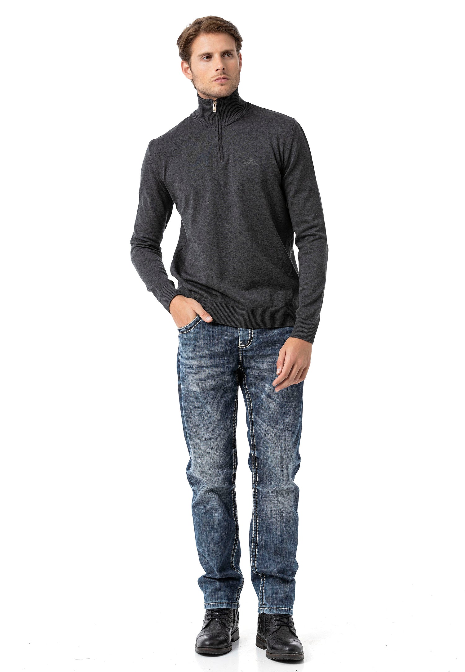 CP283 Jersey de Punto para Hombre