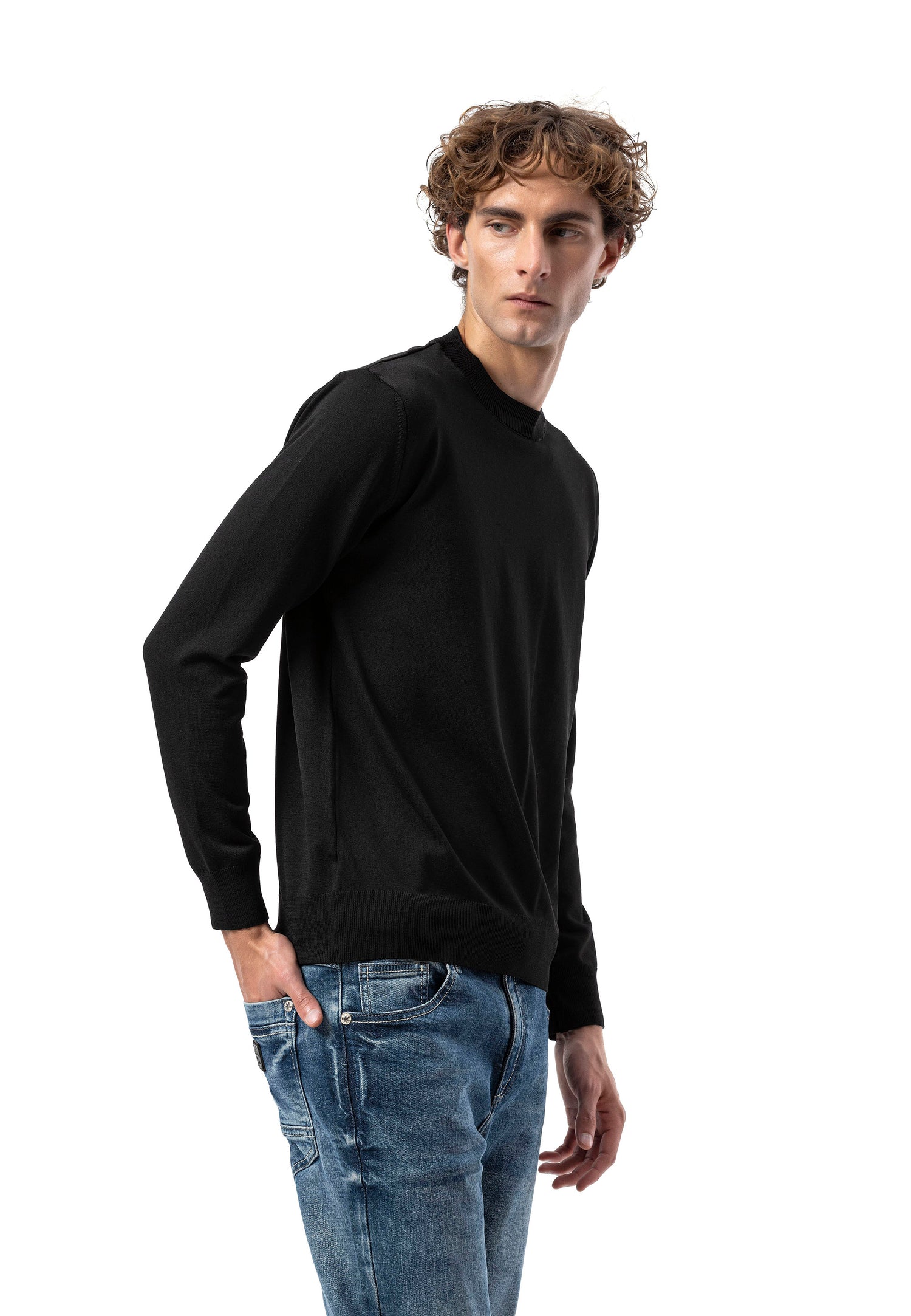 BP206 Pull homme Coupe régulière