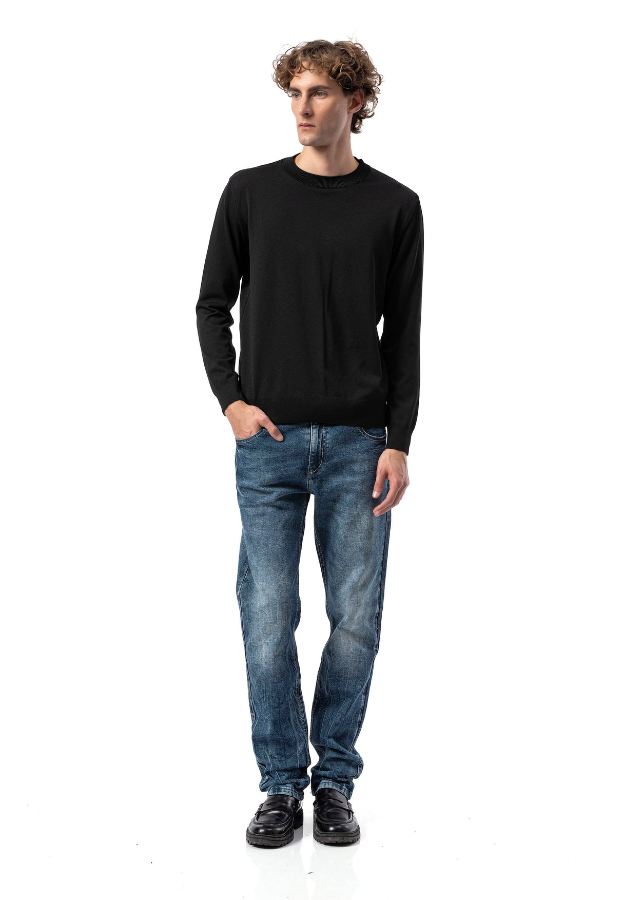 BP206 Pull homme Coupe régulière