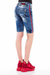 WK146 Damen Short mit lässiger Waschung