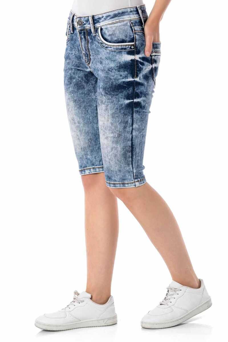 WK185 Damen Shorts mit kontrastfarbenen Nähten