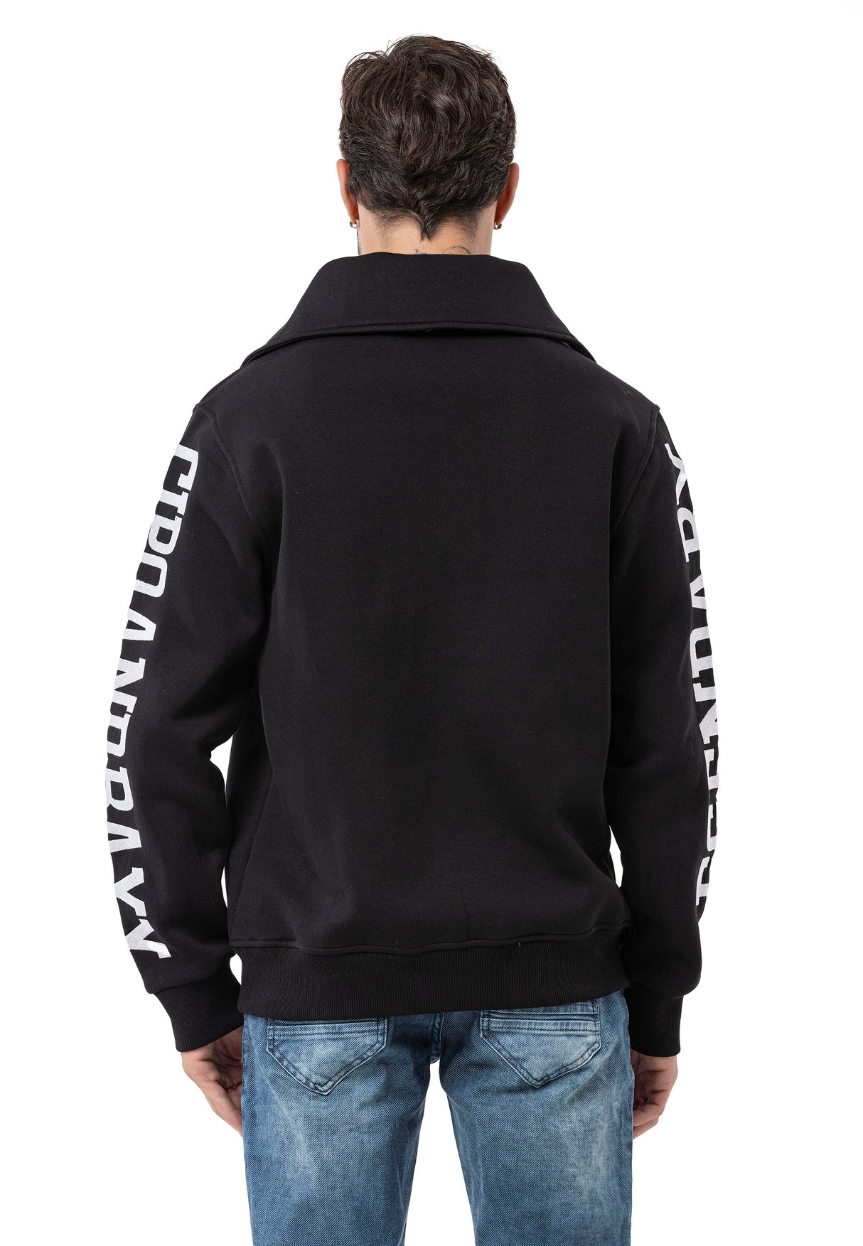 CL605 bluza męska z kołnierzem