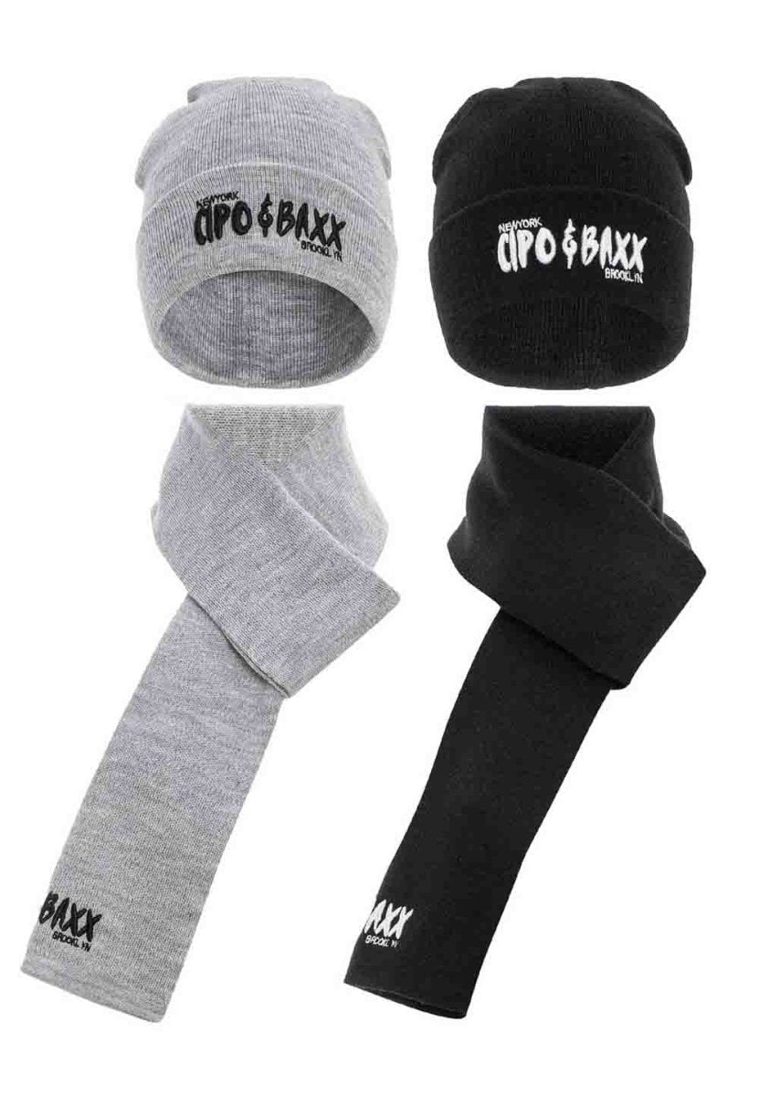 WA123 Damen Mütze Black-Grey