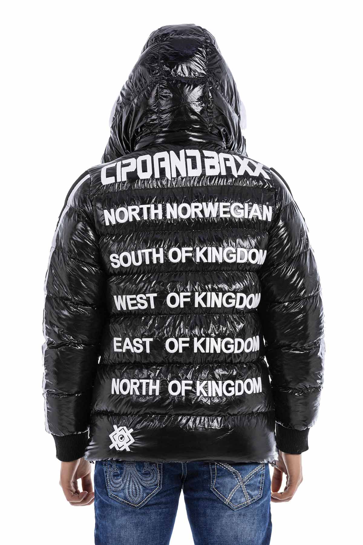 CM191 Herren Winterjacke – mit abnehmbarer Kapuze & funktionalen Details