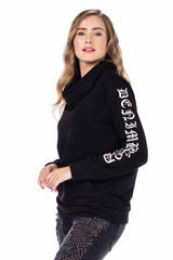 WL184 Damen Sweatshirt mit coolem Oldschool-Print