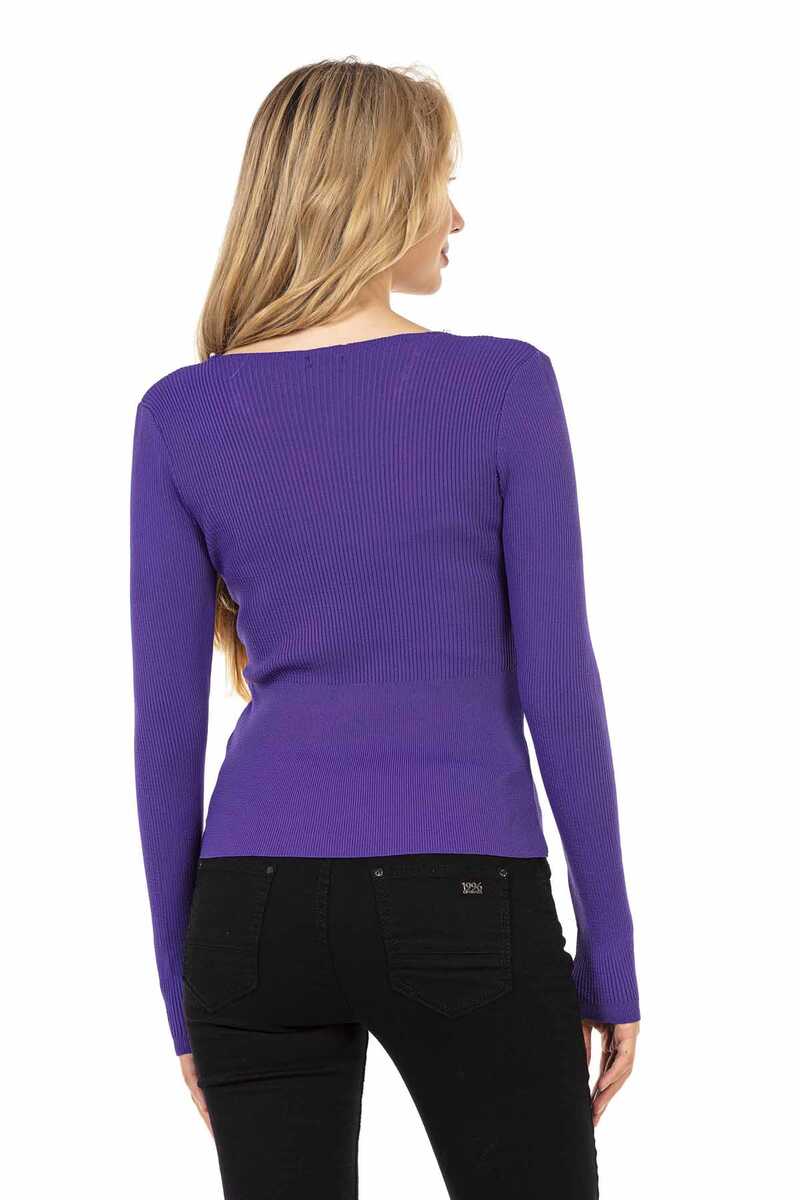 WP207 Femmes tricoter les pulls avec une garniture de perle décorative