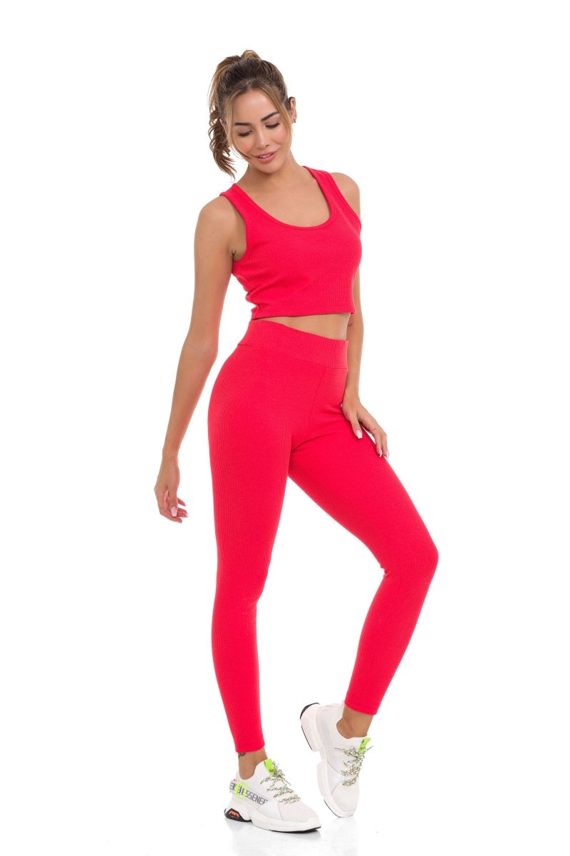 WTR150 Damen Sportanzug, bestehend aus Crop-Top und Leggins