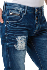 CD838 Heren Jeans in Destroyed Look
