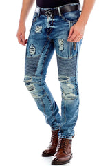 Jeans comodi da uomo del CD464 in elegante look distrutto