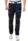 CD639 Men Straight Fit Jeans en diseño elegante