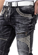 CD732 Men's comfortable jeans in an extravagant look