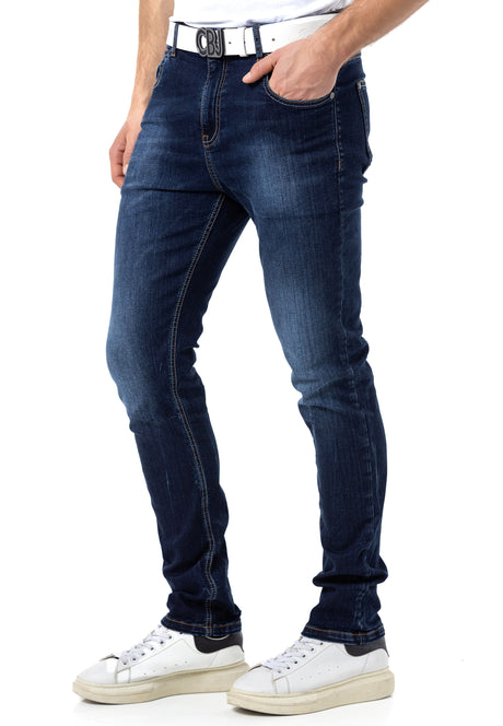 CD820 Heren Jeans Slim-Fit Basic Look