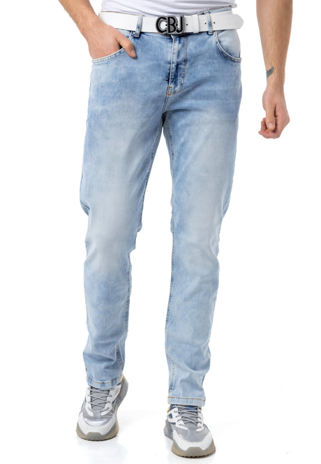 CD820 Heren Jeans Slim-Fit Basic Look