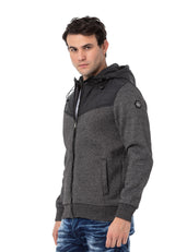 CL535 men's sweat jacket with cool