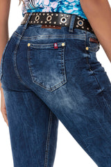 WD461 women Slim-Fit jeans in the casual used look