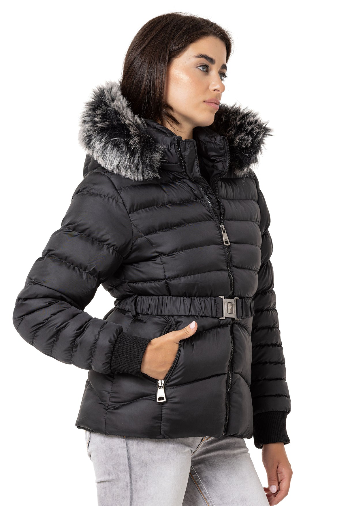 WM132 women's winter jacket with hood