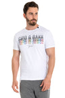 CT717 Herren T-Shirt mit schickem Brustprint - Cipo and Baxx - Herren - Herren T-SHIRT -