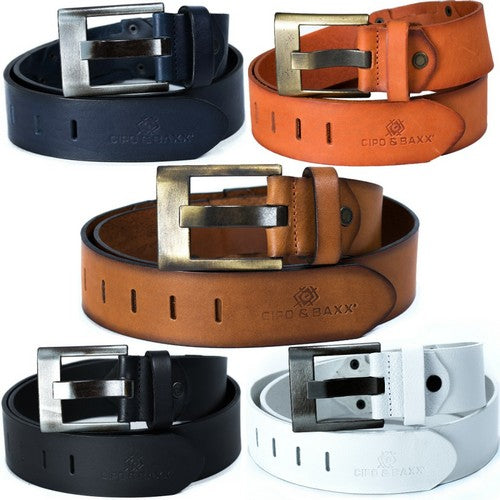 C-2163 Cinturón de piel para hombres