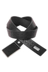 CG102 Men's Leather Belt With Branded Buckle