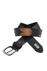 CG142 Men's Leather Belt With Multicolored Pattern
