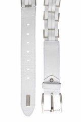 CG144 Men's Leather Belt With Fashionable Metal Elements
