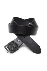 CG145 Men's Leather Belt With Extravagant Buckle