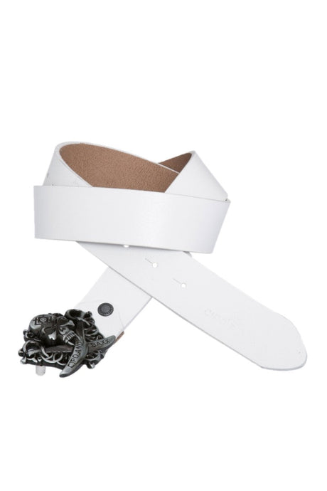 Cinturas de cuero para hombres CG146 con una fría cabeza de cabeza muerta