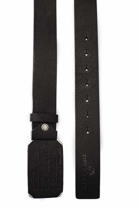 Cinturones de cuero para hombres CG154 con gran hebilla