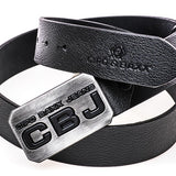 CG124 Herren Ledergürtel – CBJ Buckle Design
