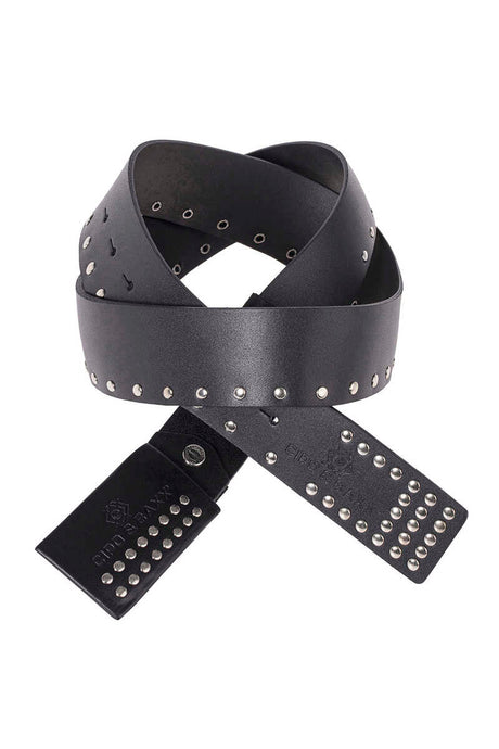CG163 men's leather belts with a rivet stock