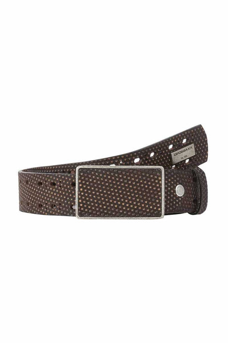 CG174 men's leather belts in futuristic optics